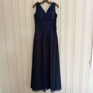 Bill Levkoff Deep Blue Maxi Dress